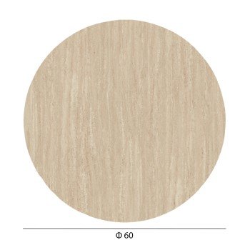 ΕΠΙΦΑΝΕΙΑ ΤΡΑΠΕΖΙΟΥ HPL ΣΤΡΟΓΓΥΛΗ HM5841.35 TRAVERTINE Φ60εκ.