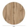ΕΠΙΦΑΝΕΙΑ ΤΡΑΠΕΖΙΟΥ HPL ΣΤΡΟΓΓΥΛΗ HM5841.36 SONAMA OAK Φ60εκ.