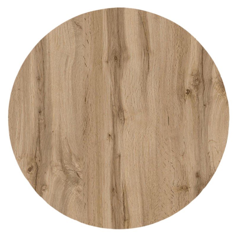 ΕΠΙΦΑΝΕΙΑ ΤΡΑΠΕΖΙΟΥ HPL ΣΤΡΟΓΓΥΛΗ HM6351.36 SONAMA OAK Φ120εκ.