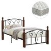ΚΡΕΒΑΤΙ ΜΟΝΟ & ΣΤΡΩΜΑ SUZIE HM21331 ΜΕΤΑΛΛΟ & ΞΥΛΟ ΣΕ ΚΑΡΥΔΙ--ΣΤΡΩΜΑ 90x190εκ ΚΡΕΒΑΤΙ ΜΟΝΟ & ΣΤΡΩΜΑ SUZIE HM21331 ΜΕΤΑΛΛΟ & ΞΥΛΟ ΣΕ ΚΑΡΥΔΙ--ΣΤΡΩΜΑ 90x190εκ