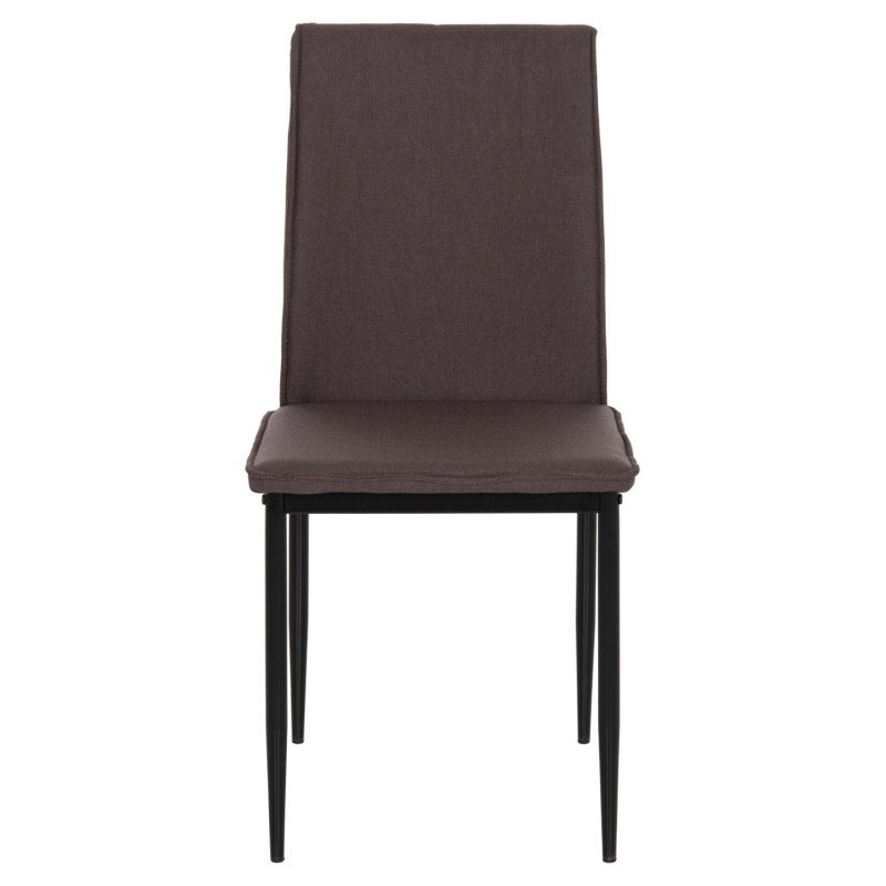 ΚΑΡΕΚΛΑ ΤΡΑΠΕΖΑΡΙΑΣ PERKY HM18347.03 ΚΑΦΕ ΥΦΑΣΜΑ-ΜΕΤΑΛ. ΠΟΔΙΑ ΜΑΥΡΑ 44x60x87Υεκ