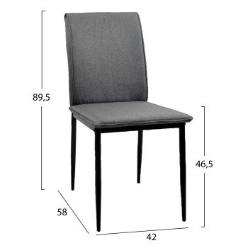 ΚΑΡΕΚΛΑ ΤΡΑΠΕΖΑΡΙΑΣ PERKY HM18347.01 ΓΚΡΙ ΥΦΑΣΜΑ-ΜΕΤΑΛ. ΠΟΔΙΑ ΜΑΥΡΑ 44x60x87Υεκ ΚΑΡΕΚΛΑ ΤΡΑΠΕΖΑΡΙΑΣ PERKY HM18347.01 ΓΚΡΙ ΥΦΑΣΜΑ-ΜΕΤΑΛ. ΠΟΔΙΑ ΜΑΥΡΑ 44x60x87Υεκ