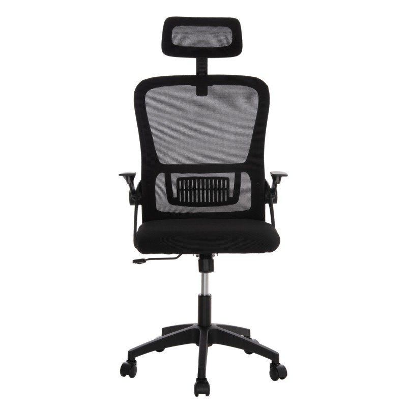 ΚΑΡΕΚΛΑ ΓΡΑΦΕΙΟΥ BLAZER HM1205.01 ΜΑΥΡΟ MESH-ΜΑΥΡΟΣ ΣΚΕΛΕΤΟΣ 60x58x110-130Υεκ.