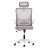 ΚΑΡΕΚΛΑ ΓΡΑΦΕΙΟΥ BLAZER HM1205.02 ΓΚΡΙ MESH-ΛΕΥΚΟΣ ΣΚΕΛΕΤΟΣ 60x58x110-130Υεκ.