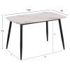ΣΕΤ ΤΡΑΠΕΖΑΡΙΑΣ 5ΤΜΧ RAVEN HM21266.02 ΚΕΡΑΜΙΚΟ TOP CALACATTA--ΚΡΕΜ PU ΣΕΤ ΤΡΑΠΕΖΑΡΙΑΣ 5ΤΜΧ RAVEN HM21266.02 ΚΕΡΑΜΙΚΟ TOP CALACATTA--ΚΡΕΜ PU