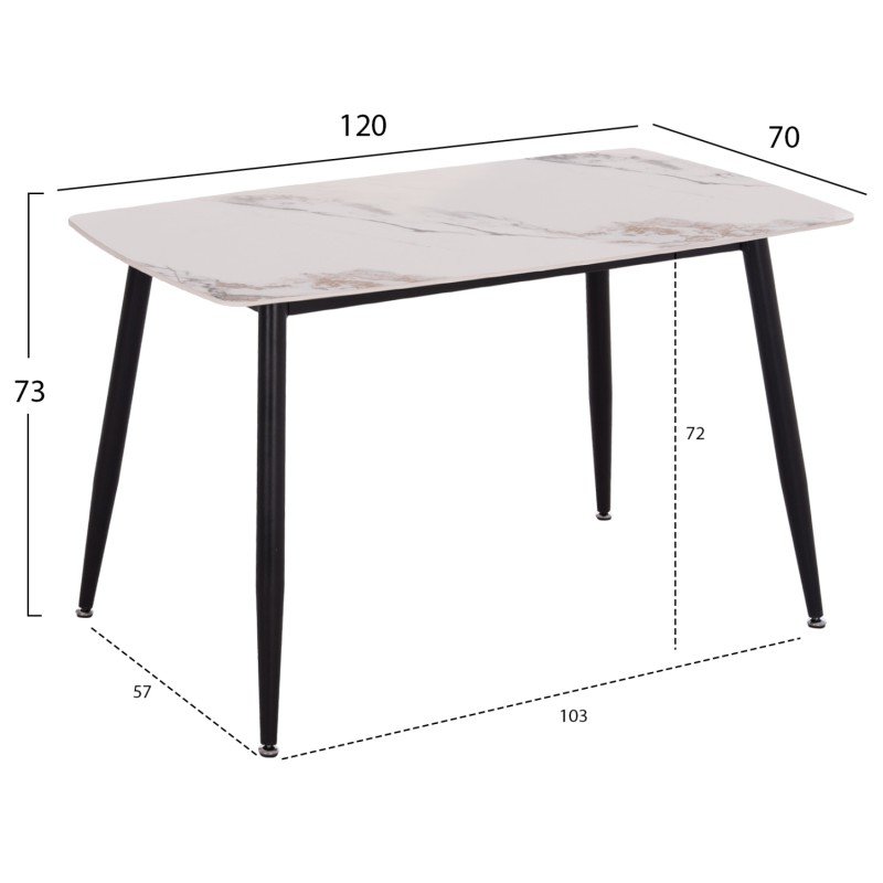 ΣΕΤ ΤΡΑΠΕΖΑΡΙΑΣ 5ΤΜΧ RAVEN HM21266.02 ΚΕΡΑΜΙΚΟ TOP CALACATTA--ΚΡΕΜ PU ΣΕΤ ΤΡΑΠΕΖΑΡΙΑΣ 5ΤΜΧ RAVEN HM21266.02 ΚΕΡΑΜΙΚΟ TOP CALACATTA--ΚΡΕΜ PU