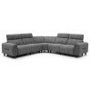 ΓΩΝΙΑΚΟΣ ΚΑΝΑΠΕΣ ΜΕ RECLINE ORACLE HM3290.01 ΓΚΡΙ ΥΦΑΣΜΑ 260x260x90(κάθισμα)x94Υεκ.