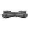 ΓΩΝΙΑΚΟΣ ΚΑΝΑΠΕΣ ΜΕ RECLINE ORACLE HM3290.01 ΓΚΡΙ ΥΦΑΣΜΑ 260x260x90(κάθισμα)x94Υεκ.