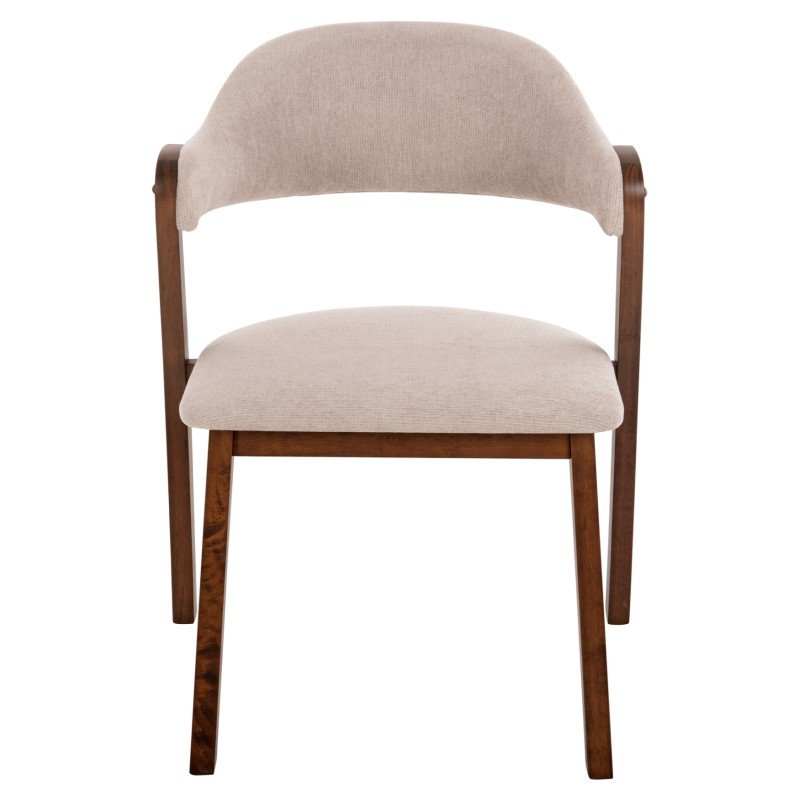 ΣΕΤ ΤΡΑΠΕΖΑΡΙΑΣ 9ΤΜΧ RIDER HM21341 ΤΡΑΠΕΖΙ ΑΠΟ MDF--ΚΑΡΕΚΛΕΣ RUBBERWOOD & ΥΦΑΣΜΑ
