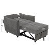 ΠΟΛΥΘΡΟΝΑ-ΚΡΕΒΑΤΙ ORYN HM3307.01 ΓΚΡΙ ΥΦΑΣΜΑ 85x88x78Υεκ.