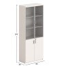 ΒΙΒΛΙΟΘΗΚΗ NEWLINE HM18281 ΜΕΛΑΜΙΝΗ ΕΚΡΟΥ & ΚΑΦΕ--ΓΥΑΛΙ 80x40x200Υεκ. ΒΙΒΛΙΟΘΗΚΗ NEWLINE HM18281 ΜΕΛΑΜΙΝΗ ΕΚΡΟΥ & ΚΑΦΕ--ΓΥΑΛΙ 80x40x200Υεκ.