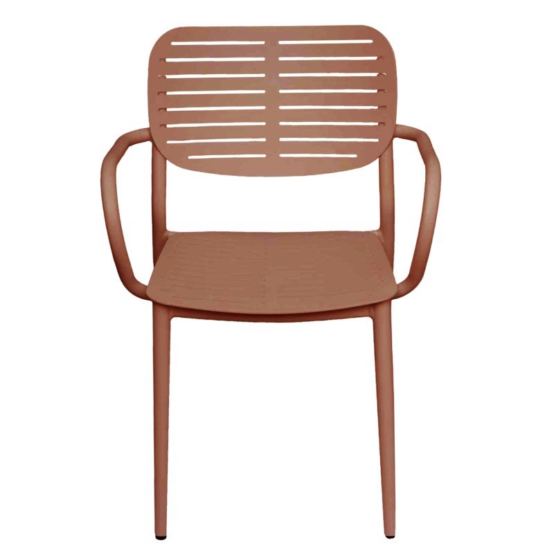 ΠΟΛΥΘΡΟΝΑ ΤΡΑΠΕΖΑΡΙΑΣ HILLIARD HM6644.08 ΑΛΟΥΜΙΝΙΟ ΣΕ TERRACOTTA 58x52x78Υεκ