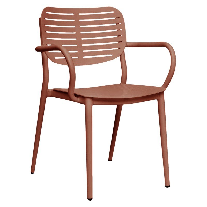 ΠΟΛΥΘΡΟΝΑ ΤΡΑΠΕΖΑΡΙΑΣ HILLIARD HM6644.08 ΑΛΟΥΜΙΝΙΟ ΣΕ TERRACOTTA 58x52x78Υεκ