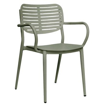 ΠΟΛΥΘΡΟΝΑ ΤΡΑΠΕΖΑΡΙΑΣ HILLIARD HM6644.07 ΑΛΟΥΜΙΝΙΟ ΣΕ OLIVE GREEN 58x52x78Υεκ