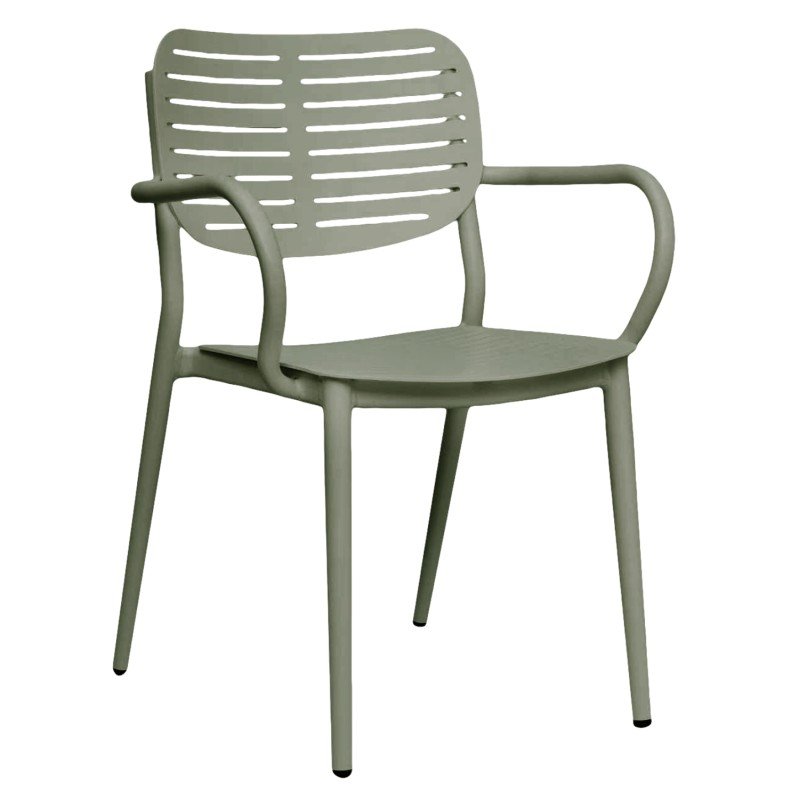 ΠΟΛΥΘΡΟΝΑ ΤΡΑΠΕΖΑΡΙΑΣ HILLIARD HM6644.07 ΑΛΟΥΜΙΝΙΟ ΣΕ OLIVE GREEN 58x52x78Υεκ