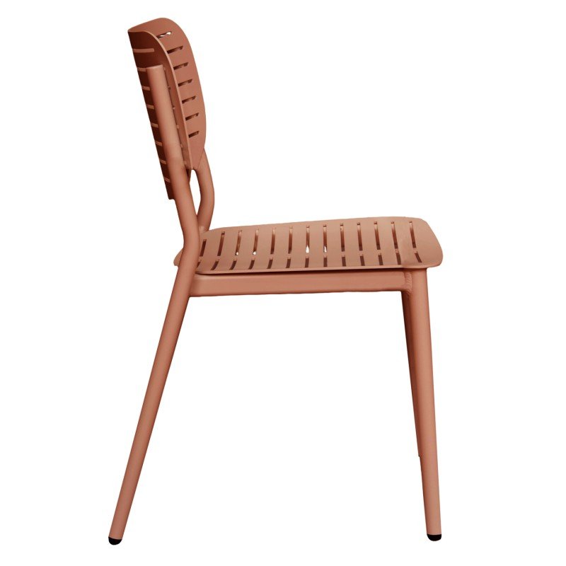 ΚΑΡΕΚΛΑ ΤΡΑΠΕΖΑΡΙΑΣ HILLIARD HM6645.08 ΑΛΟΥΜΙΝΙΟ ΣΕ TERRACOTTA 46x54x78Υεκ