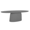 ΤΡΑΠΕΖΙ ΤΡΑΠΕΖΑΡΙΑΣ FIBER CEMENT ΟΒΑΛ BRECCAN HM6577.01 ΓΚΡΙ 240x100x75Υεκ.