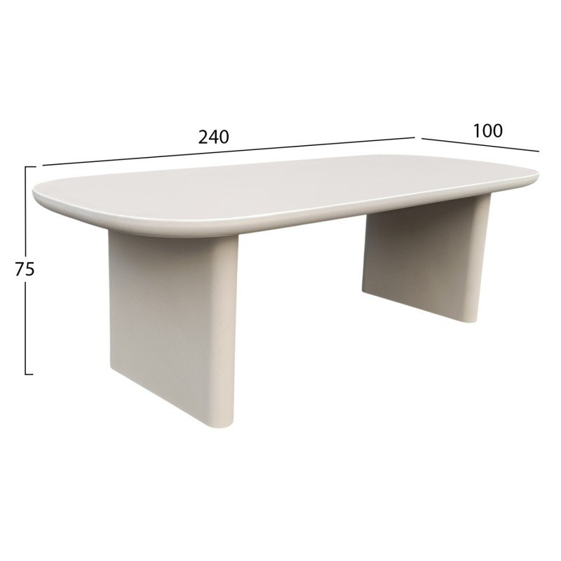 ΤΡΑΠΕΖΙ ΤΡΑΠΕΖΑΡΙΑΣ FIBER CEMENT AZAMI HM6600.02 ΜΠΕΖ 240x100x75Υεκ. ΤΡΑΠΕΖΙ ΤΡΑΠΕΖΑΡΙΑΣ FIBER CEMENT AZAMI HM6600.02 ΜΠΕΖ 240x100x75Υεκ.