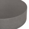 ΤΡΑΠΕΖΙ ΜΕΣΗΣ FIBER CEMENT ΣΤΡΟΓΓΥΛΟ KYOKO HM6579.01 ΓΚΡΙ Φ90x30Υεκ.