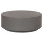 ΤΡΑΠΕΖΙ ΜΕΣΗΣ FIBER CEMENT ΣΤΡΟΓΓΥΛΟ KYOKO HM6579.01 ΓΚΡΙ Φ90x30Υεκ.