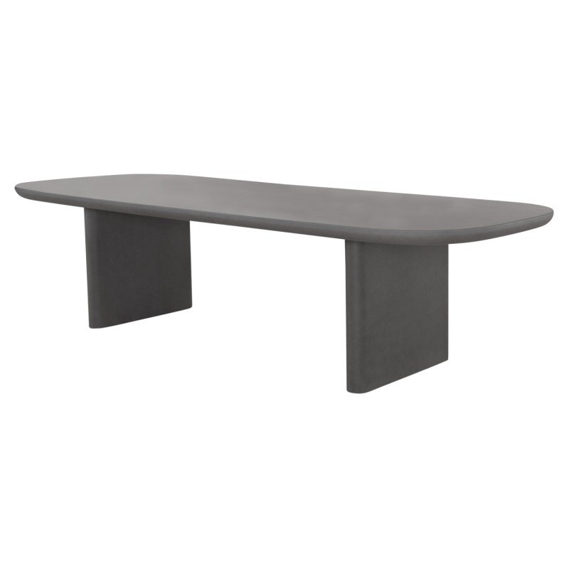 ΤΡΑΠΕΖΙ ΤΡΑΠΕΖΑΡΙΑΣ FIBER CEMENT AZAMI HM6601.01 ΓΚΡΙ 300x112x75Υεκ.