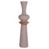 ΔΙΑΚΟΣΜΗΤΙΚΟ ΒΑΖΟ ΔΑΠΕΔΟΥ NEBULA HM4660.05L FIBER CEMENT TAUPE--ΞΥΛΟ ΤΕΑΚ Φ45x172Υεκ