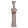 ΔΙΑΚΟΣΜΗΤΙΚΟ ΒΑΖΟ ΔΑΠΕΔΟΥ NEBULA HM4660.05L FIBER CEMENT TAUPE--ΞΥΛΟ ΤΕΑΚ Φ45x172Υεκ