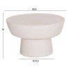 ΤΡΑΠΕΖΙ ΣΑΛΟΝΙΟΥ PIRSON HM18155.02 FIBER CEMENT ΣΕ ΛΕΥΚΟ--Φ60x36Υεκ.