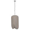 ΦΩΤΙΣΤΙΚΟ ΟΡΟΦΗΣ ΚΡΕΜΑΣΤΟ LOGKY HM4704.03L--FIBER CEMENT ΓΚΡΙ 35x35x67Υεκ