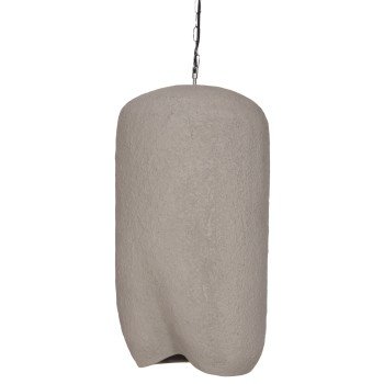 ΦΩΤΙΣΤΙΚΟ ΟΡΟΦΗΣ ΚΡΕΜΑΣΤΟ LOGKY HM4704.03L--FIBER CEMENT ΓΚΡΙ 35x35x67Υεκ