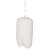 ΦΩΤΙΣΤΙΚΟ ΟΡΟΦΗΣ ΚΡΕΜΑΣΤΟ LOGKY HM4704.02L--FIBER CEMENT ΛΕΥΚΟ 35x35x67Υεκ