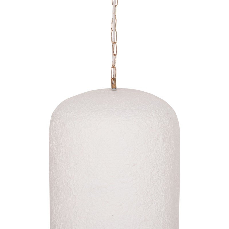 ΦΩΤΙΣΤΙΚΟ ΟΡΟΦΗΣ ΚΡΕΜΑΣΤΟ LOGKY HM4704.02L--FIBER CEMENT ΛΕΥΚΟ 35x35x67Υεκ