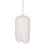 ΦΩΤΙΣΤΙΚΟ ΟΡΟΦΗΣ ΚΡΕΜΑΣΤΟ LOGKY HM4704.02L--FIBER CEMENT ΛΕΥΚΟ 35x35x67Υεκ