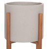 ΓΛΑΣΤΡΑ ΕΣΩΤ.ΧΩΡΟΥ RENTIL HM4684.03L FIBER CEMENT ΧΡΩΜΑ ΓΚΡΙ--ΒΑΣΗ TEAK Φ27x66Υ