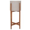 ΓΛΑΣΤΡΑ ΕΣΩΤ.ΧΩΡΟΥ RENTIL HM4684.03S FIBER CEMENT ΧΡΩΜΑ ΓΚΡΙ--ΒΑΣΗ TEAK Φ27x56Υ