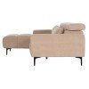 ΚΑΝΑΠΕΣ ΑΡΙΣΤΕΡΗ ΓΩΝΙΑ DIVYA HM3267.11L ΜΠΕΖ ΥΦΑΣΜΑ 260x100-174x104Υεκ.