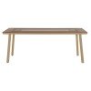 ΤΡΑΠΕΖΙ ΑΛΟΥΜΙΝΙΟΥ TABER HM5131.04 ΚΑΠΟΥΤΣΙΝΟ ΜΕ POLYWOOD TOP 200x100x75Υεκ