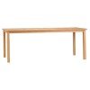 ΤΡΑΠΕΖΙ ΟΡΘΟΓΩΝΙΟ FINTO HM6616 ΞΥΛΟ TEAK--ΦΥΣΙΚΟ 200x100x75Υεκ.