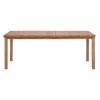 ΤΡΑΠΕΖΙ ΟΡΘΟΓΩΝΙΟ FINTO HM6616 ΞΥΛΟ TEAK--ΦΥΣΙΚΟ 200x100x75Υεκ.