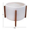 ΓΛΑΣΤΡΑ ΕΣΩΤ.ΧΩΡΟΥ HOFF HM4682.02L FIBER CEMENT ΛΕΥΚΟ-TEAK ΒΑΣΗ Φ50x35Υεκ