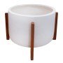 ΓΛΑΣΤΡΑ ΕΣΩΤ.ΧΩΡΟΥ HOFF HM4682.02L FIBER CEMENT ΛΕΥΚΟ-TEAK ΒΑΣΗ Φ50x35Υεκ