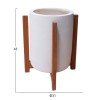 ΓΛΑΣΤΡΑ ΕΣΩΤ.ΧΩΡΟΥ HOFF HM4682.02S FIBER CEMENT ΛΕΥΚΟ-TEAK ΒΑΣΗ Φ33x42Υεκ