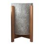 ΓΛΑΣΤΡΑ ΕΣΩΤ.ΧΩΡΟΥ HOFF HM4682.03S FIBER CEMENT ΓΚΡΙ-TEAK ΒΑΣΗ Φ33x42Υεκ