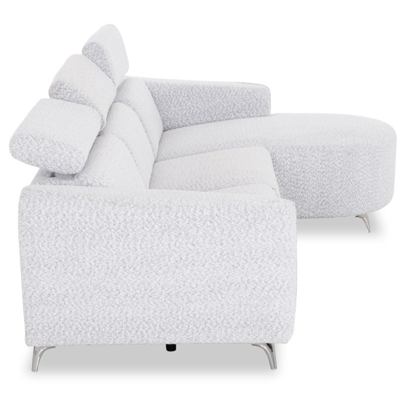 ΚΑΝΑΠΕΣ ΔΕΞΙΑ ΓΩΝΙΑ 3Θ ΜΕ RECLINE VALENTE HM3317.01R ΑΝΟΙΧΤΟ ΓΚΡΙ ΥΦΑΣΜΑ 275x160x104Yεκ