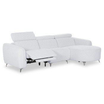 ΚΑΝΑΠΕΣ ΔΕΞΙΑ ΓΩΝΙΑ 3Θ ΜΕ RECLINE VALENTE HM3317.01R ΑΝΟΙΧΤΟ ΓΚΡΙ ΥΦΑΣΜΑ 275x160x104Yεκ