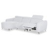 ΚΑΝΑΠΕΣ ΑΡΙΣΤΕΡΗ ΓΩΝΙΑ 3Θ ΜΕ RECLINE VALENTE HM3317.01L ΑΝΟΙΧΤΟ ΓΚΡΙ ΥΦΑΣΜΑ 275x160x104Yεκ