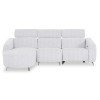 ΚΑΝΑΠΕΣ ΑΡΙΣΤΕΡΗ ΓΩΝΙΑ 3Θ ΜΕ RECLINE VALENTE HM3317.01L ΑΝΟΙΧΤΟ ΓΚΡΙ ΥΦΑΣΜΑ 275x160x104Yεκ
