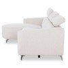 ΚΑΝΑΠΕΣ ΑΡΙΣΤΕΡΗ ΓΩΝΙΑ 3Θ ΜΕ RECLINE VALENTE HM3317.02L ΜΠΕΖ ΥΦΑΣΜΑ 275x160x104Yεκ