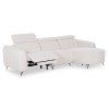 ΚΑΝΑΠΕΣ ΔΕΞΙΑ ΓΩΝΙΑ 3Θ ΜΕ RECLINE VALENTE HM3317.02R ΜΠΕΖ ΥΦΑΣΜΑ 275x160x104Yεκ