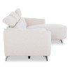 ΚΑΝΑΠΕΣ ΔΕΞΙΑ ΓΩΝΙΑ 3Θ ΜΕ RECLINE VALENTE HM3317.02R ΜΠΕΖ ΥΦΑΣΜΑ 275x160x104Yεκ